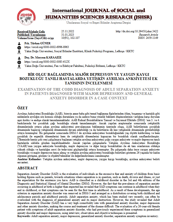 YAYGIN KAYGI BOZUKLUĞU